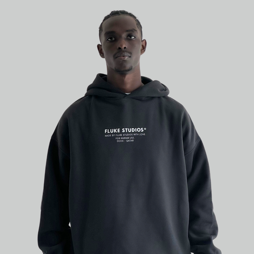 FLUKE STUDIOS® CLASSIC DARK GREY HOODIE