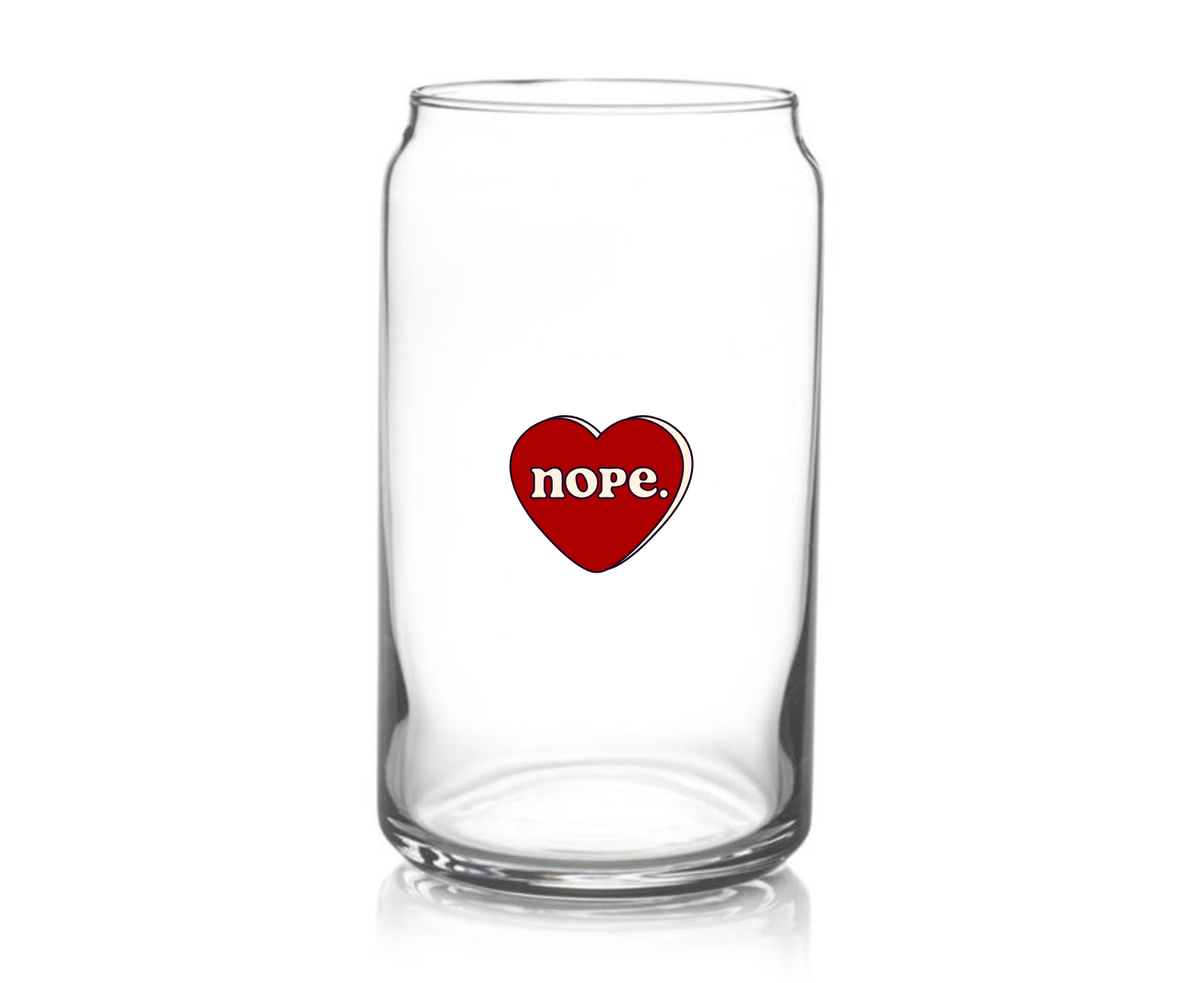 Nope Glass Cup