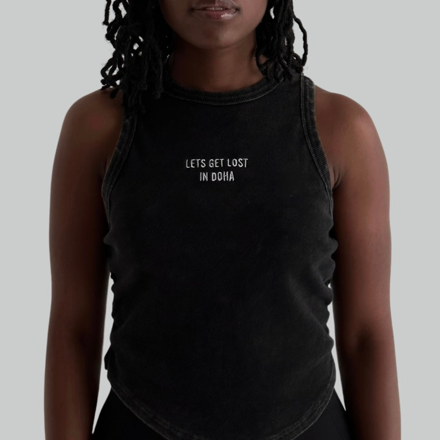 LETโS GET LOST IN DOHA CROP TOP